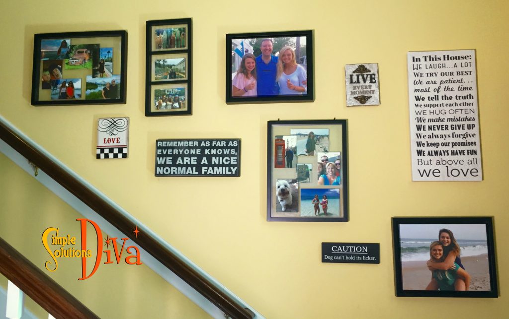 Here is the photo wall in my home! What is yours going to look like?